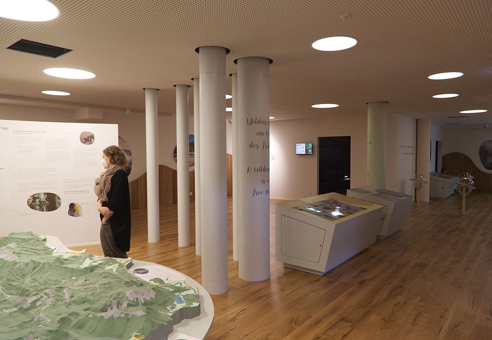 Innenraum Haus der Wildnis